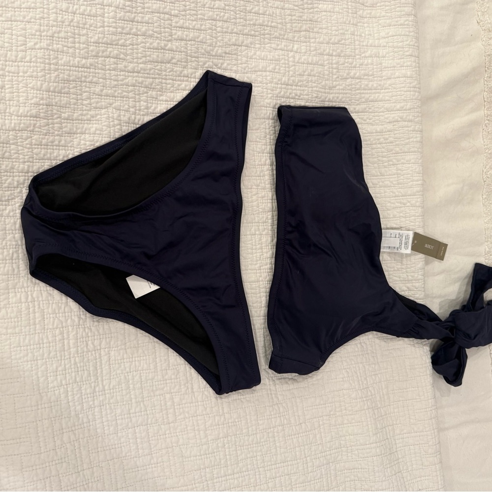 J. Crew Navy Bikini Set NWT size small